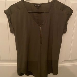 Express V-Neck Professional Top